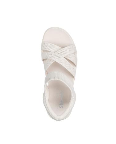 Woman Sandals SKECHERS CUNAS MUJER 163524 BEIG BEIGE