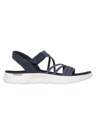 Sandali per Donna SKECHERS SANDALIAS PLANAS MUJER 141473 MARINO AZUL