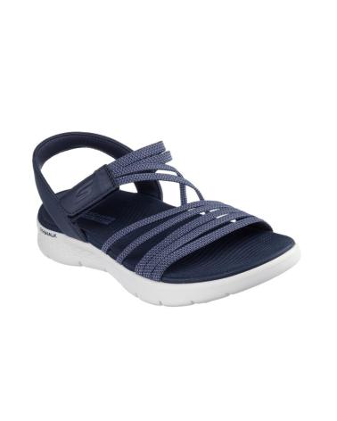 Sandali per Donna SKECHERS SANDALIAS PLANAS MUJER 141473 MARINO AZUL