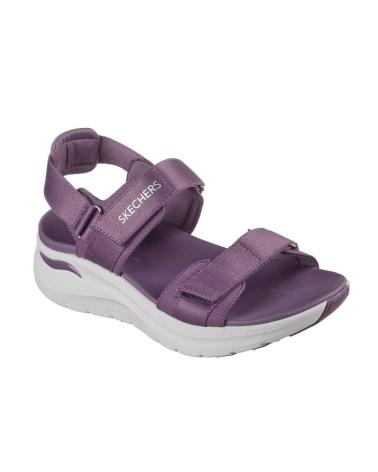 Sandálias de Mulher SKECHERS SANDALIAS PLANAS MUJER 119465 MORADO