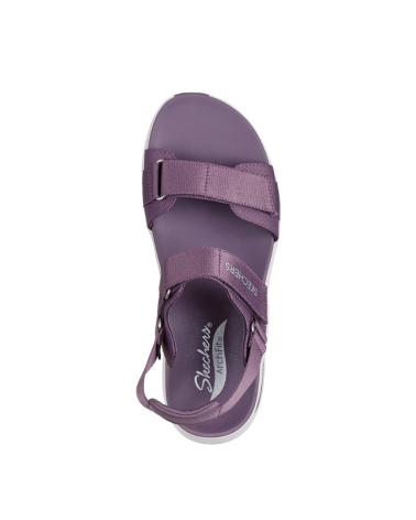 Sandálias de Mulher SKECHERS SANDALIAS PLANAS MUJER 119465 MORADO