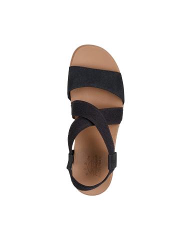 Sandálias de Mulher SKECHERS SANDALIAS PLANAS MUJER 114705 NEGRO