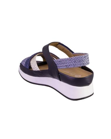 Woman Sandals PIESANTO 250425 SANDALIAS DE MUJER PIEL  AZUL MARINO