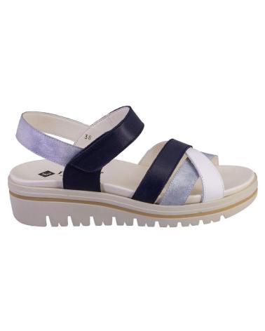 Woman Sandals PIESANTO 250784 SANDALIAS DE MUJER PIEL  AZUL MARINO