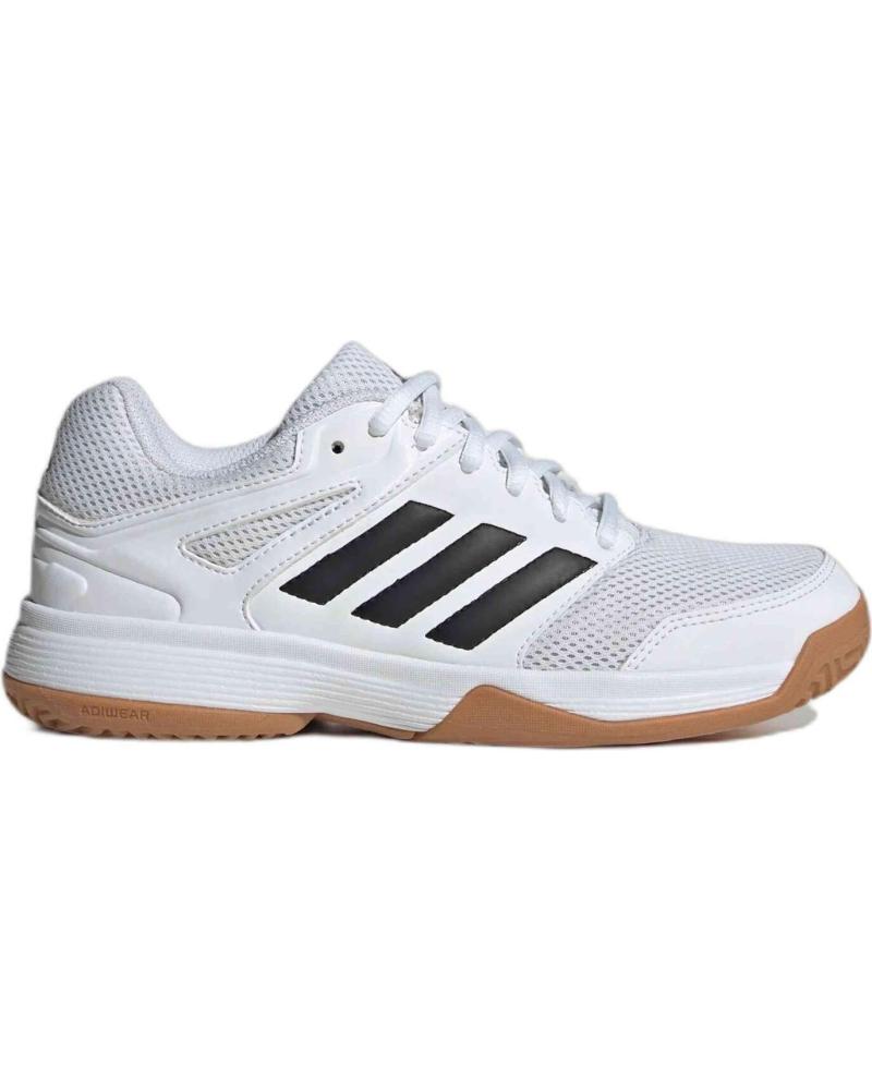 Esportes  ADIDAS  de Menina e Menino ZAPATILLAS SPEEDCOURT KIDS BALONMANO-VOLEY UNISEX  BLANCO