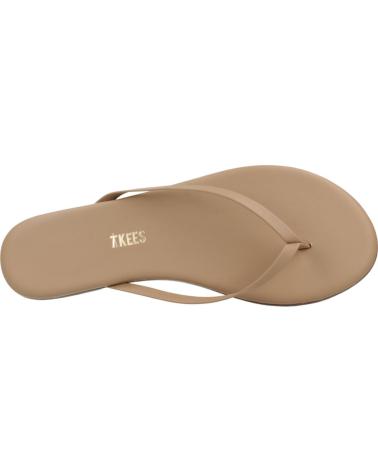 Zehansandalen für Damen TKEES SANDALIAS MUJER MODELO TKEFOUNDATIONS COLOR MARRON CLARO COB COBTR