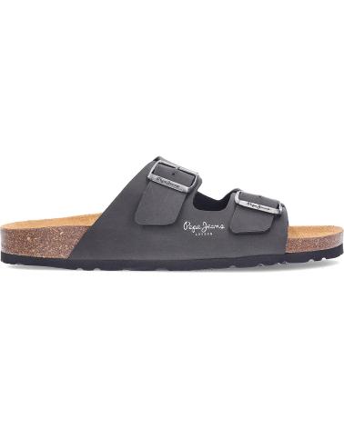 Sandalen PEPE JEANS  für Herren SANDALIAS DOUBLE VELOUR PMS80003  BLACK