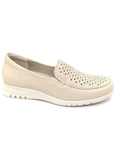 Woman Mocasines PITILLOS MOCASIN 20102 CREMA  BEIGE