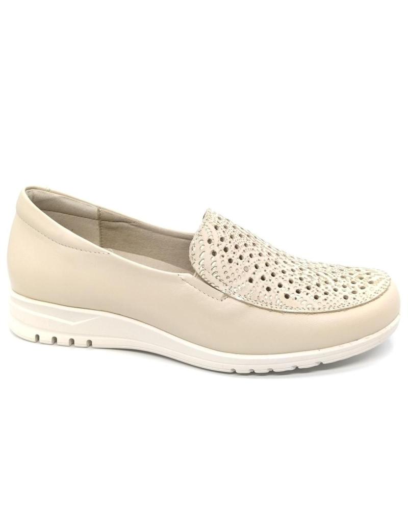 Woman Mocasines PITILLOS MOCASIN 20102 CREMA  BEIGE