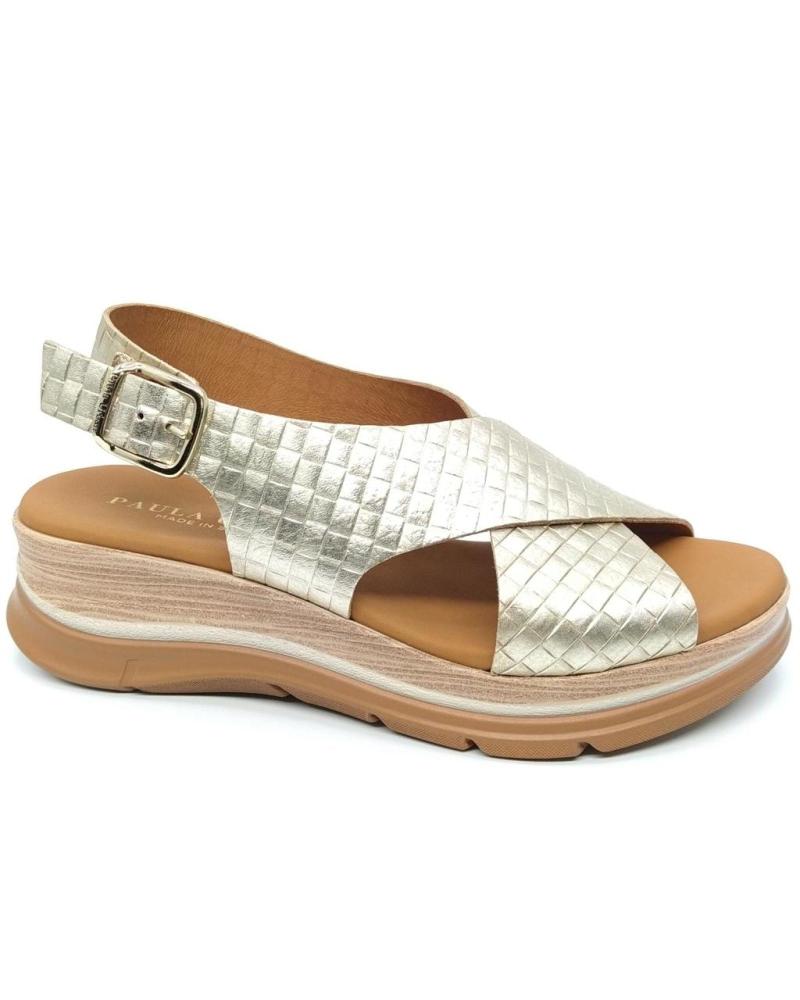 Sandalias PAULA URBAN  de Mujer SANDALIA 24-651 PLATINO  METáLICO