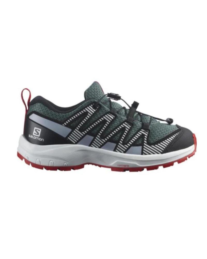 Deportivas de Mujer SALOMON ZAPATILLAS TRAIL RUNNING STORMY WEATHER-ZEN BLUE-GOJI BERRY