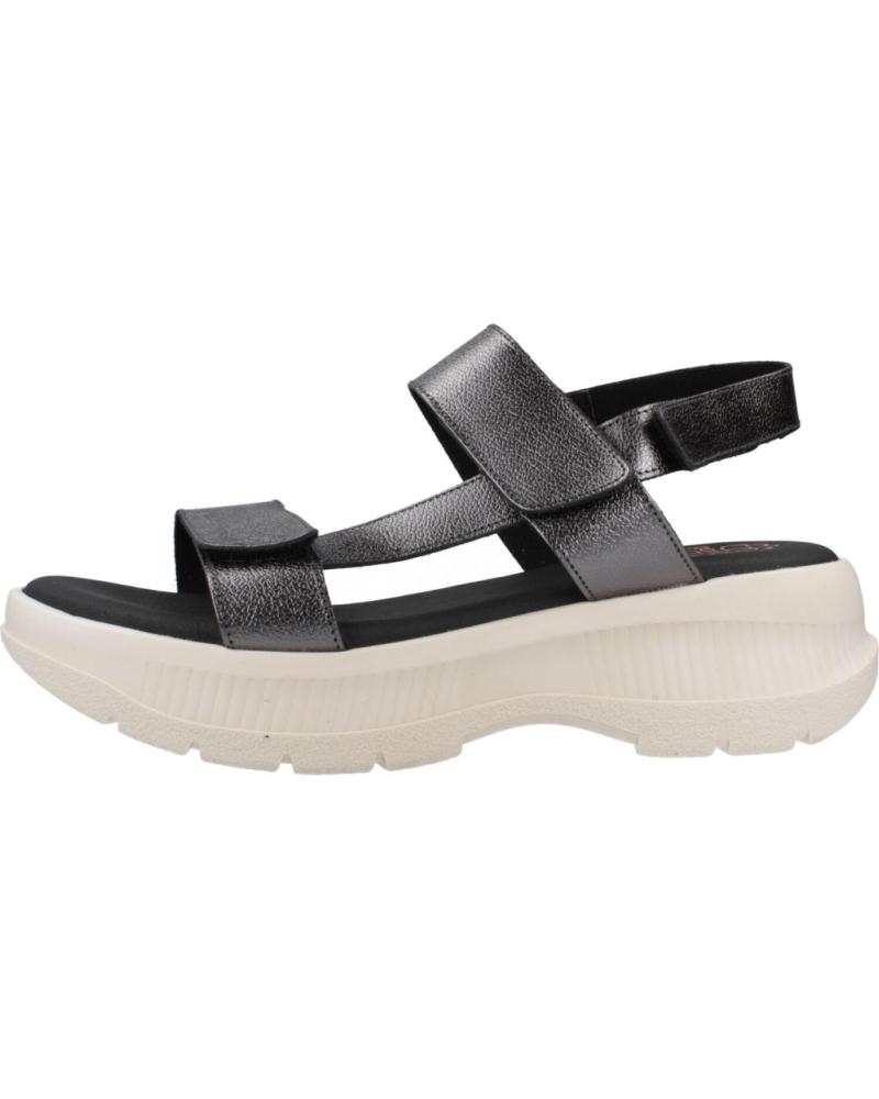 Sandali PORRONET  per Donna SANDALIAS MUJER MODELO 3190P COLOR NEGRO  PLOMO