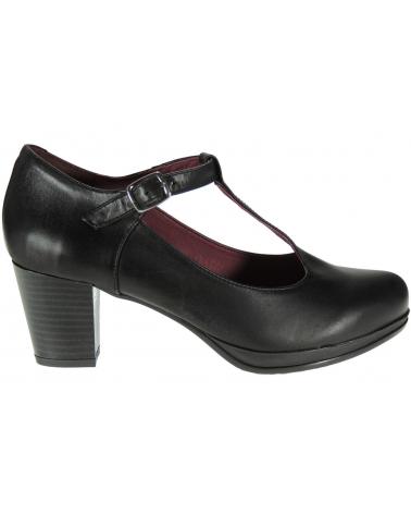 Sapatos de salto de Mulher  ZAPATO PLATAFORMA Y TACON ANCHO DE 6 5 CM NEGRO MATE