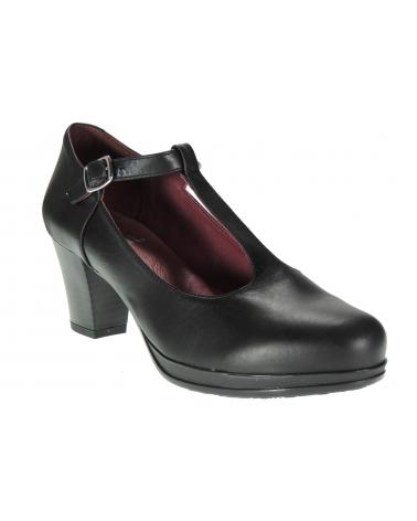 Sapatos de salto de Mulher  ZAPATO PLATAFORMA Y TACON ANCHO DE 6 5 CM NEGRO MATE