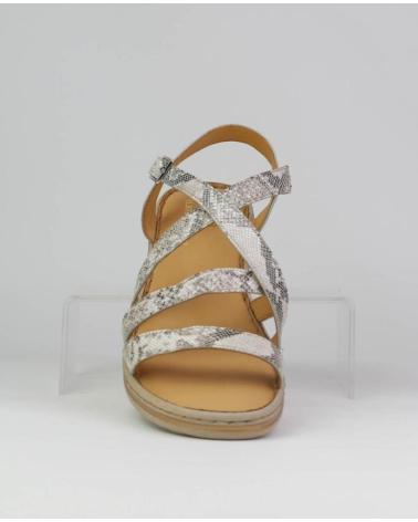 Sandalias KANGAROOS  de Mujer SANDALIAS DE MUJER ELIO BERHANYER EB1223-12  SERPIENTE BLANCOSERPIENTE BLANCO