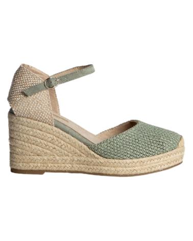 Sandalias CORINA  de Mujer CUNA Y PLATAFORMA DE YUTE PARA MUJER M5390 COLOR VER  VERDE