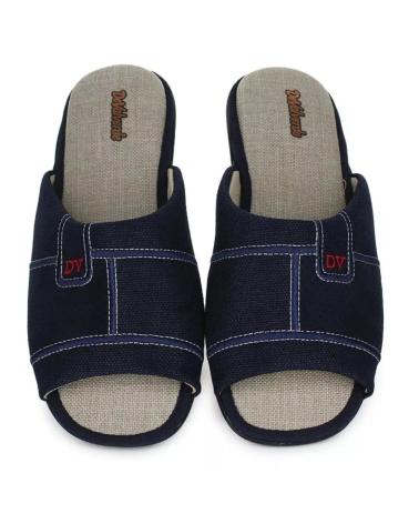 Zapatillas deporte DEVALVERDE  de Hombre ZAPATILLA HOGAR CON PUNTERA ABIERTA PARA HOMBRE  MARINO