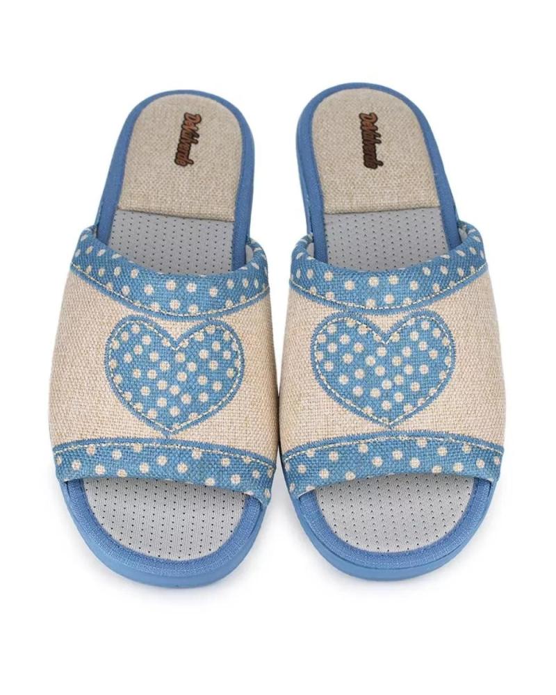 Pantofole DEVALVERDE per Donna ZAPATILLA DE HOGAR CON PUNTERA ABIERTA PARA MUJE AZUL Pantofole DEVALVERDE per Donna ZAPATILLA DE HOGAR CON PUNTERA ABIERTA PARA MUJE AZUL