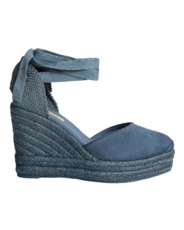 Zapatillas deporte CORINA  de Mujer VALENCIANA CUNA Y PLATAFORMA DE YUTE PARA MUJER M538  AZUL