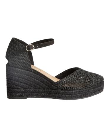 Zapatillas deporte CORINA  de Mujer CUNA Y PLATAFORMA DE YUTE PARA MUJER M5390 COLOR NEG  NEGRO