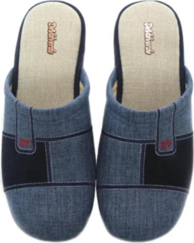 Schuhe DEVALVERDE  für Herren ZAPATILLA HOGAR TIPO ZUECO PARA HOMBRE 3194 COLO  AZUL