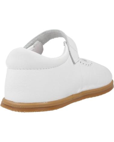 Zapatos De Niña BLANDITOS MERCEDITAS RESPETUOSAS PICADO CALMA  BLANCO