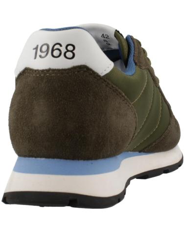 Sapatilhas SUN68  de Homem ZAPATILLAS HOMBRE MODELO TOM SOLID COLOR VERDE  MLTR