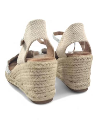 Sandalen TIMBOS  für Damen SANDALIA CUNA ESPARTO MUJER PLATA 131307  PLATEADO