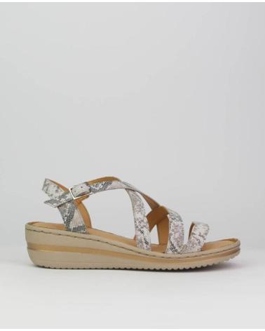 Sandalias KANGAROOS  de Mujer SANDALIAS DE MUJER ELIO BERHANYER EB1223-12  SERPIENTE BLANCOSERPIENTE BLANCO