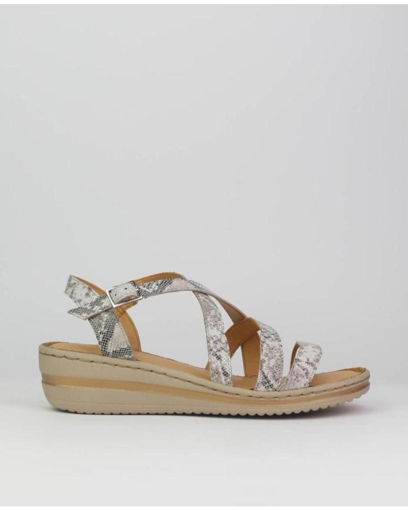 Sandalias KANGAROOS  de Mujer SANDALIAS DE MUJER ELIO BERHANYER EB1223-12  SERPIENTE BLANCOSERPIENTE BLANCO