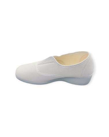 Chaussures compensées ALCALDE  pour Femme ZAPATILLA GOMA  BLANCO