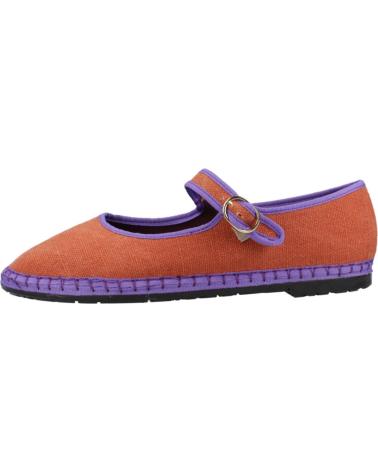 FLABELUS BAILARINAS MUJER MODELO DARTAGNAN COLOR NARANJA TEJA