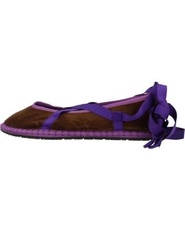 Woman Flat shoes FLABELUS BAILARINAS MUJER MODELO EICHIRO VELVET COLOR   MARRON