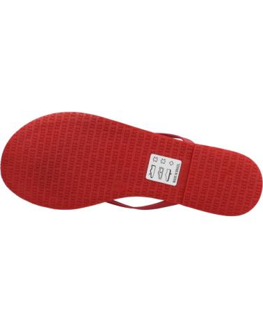 Zehansandalen für Damen TKEES SANDALIAS MUJER MODELO TKESOLIDS COLOR ROJO RED
