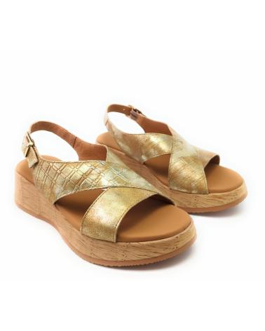 Sandalias PAULA URBAN  de Mujer 33-787 PIEL  MARRON