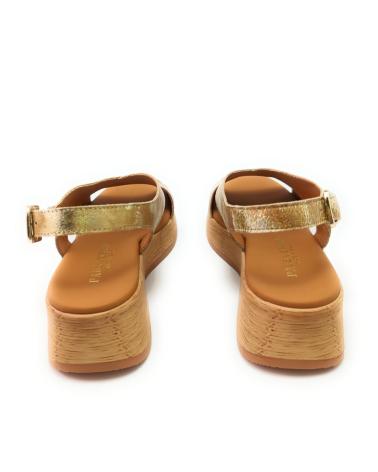 Sandalias PAULA URBAN  de Mujer 33-787 PIEL  MARRON