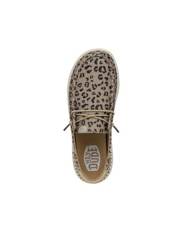 HEY DUDE ZAPATOS ZAPATOS MUJER MOCASINES MODELO WENDY RISE ANIMAL BEIGE