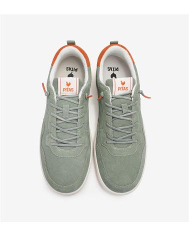 Chaussures WALK IN PITAS  pour Homme 54 MAHON ZAPATILLA DEPORTIVA DE HOMBRE DE SERRAJE -  VERDE