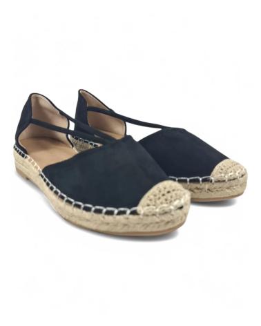 Sandales TIMBOS  pour Femme SANDALIA ESPARTO PLANA MUJER 131304  NEGRO