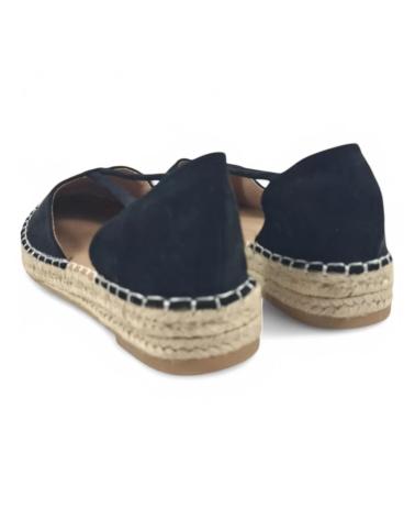 Sandales TIMBOS  pour Femme SANDALIA ESPARTO PLANA MUJER 131304  NEGRO