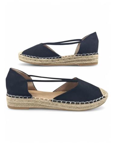 Sandales TIMBOS  pour Femme SANDALIA ESPARTO PLANA MUJER 131304  NEGRO