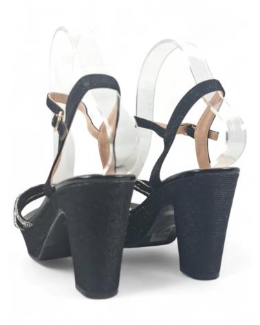 Sandales TIMBOS  pour Femme SANDALIA TACON FIESTA DE MUJER 131314  NEGRO