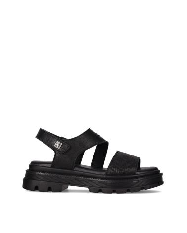 Sandalias CHIKA10  de Mujer RE MORERA 04  NEGRO-BLACK