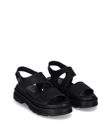 Sandalias CHIKA10  de Mujer RE MORERA 04  NEGRO-BLACK