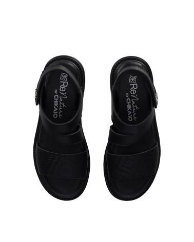 Sandalias CHIKA10  de Mujer RE MORERA 04  NEGRO-BLACK