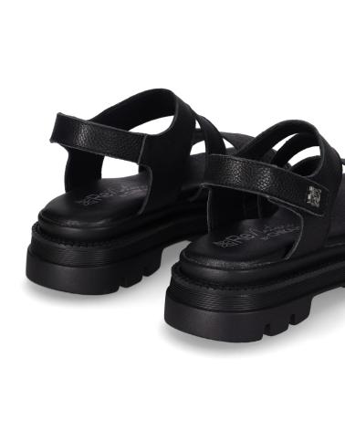 Sandalias CHIKA10  de Mujer RE MORERA 04  NEGRO-BLACK