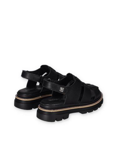 Sandalias CHIKA10  de Mujer RE MORERA 05  NEGRO-BLACK