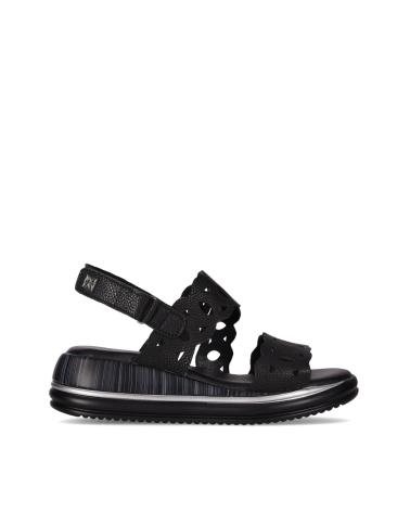 Sandalias CHIKA10  de Mujer RE MANZANO 02  NEGRO-BLACK