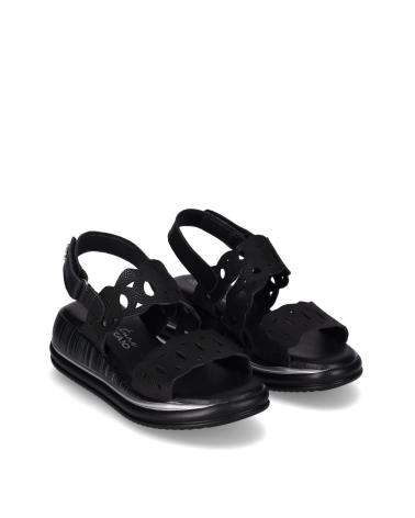 Sandalias CHIKA10  de Mujer RE MANZANO 02  NEGRO-BLACK