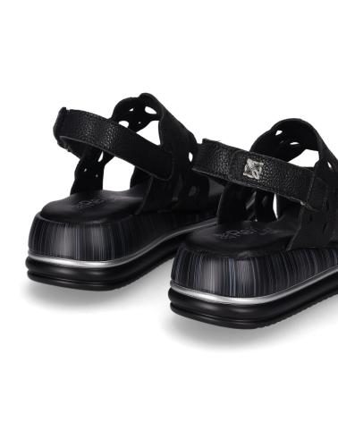 Sandalias CHIKA10  de Mujer RE MANZANO 02  NEGRO-BLACK